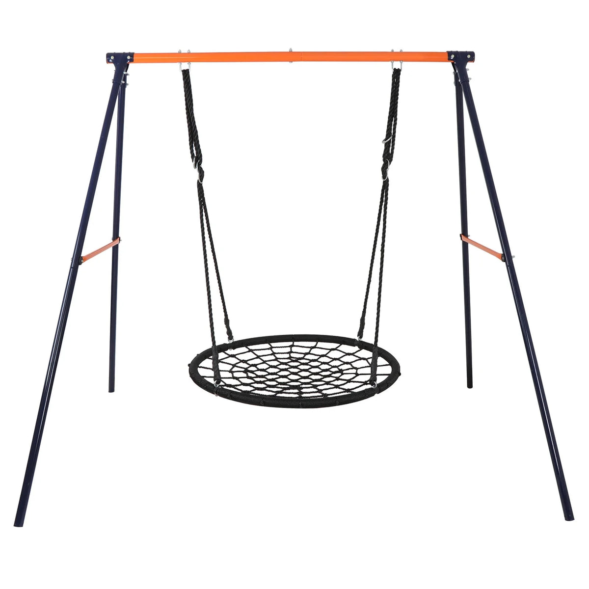 Kids 440lbs Swing Frame Stand Set with Saucer Swing A4850