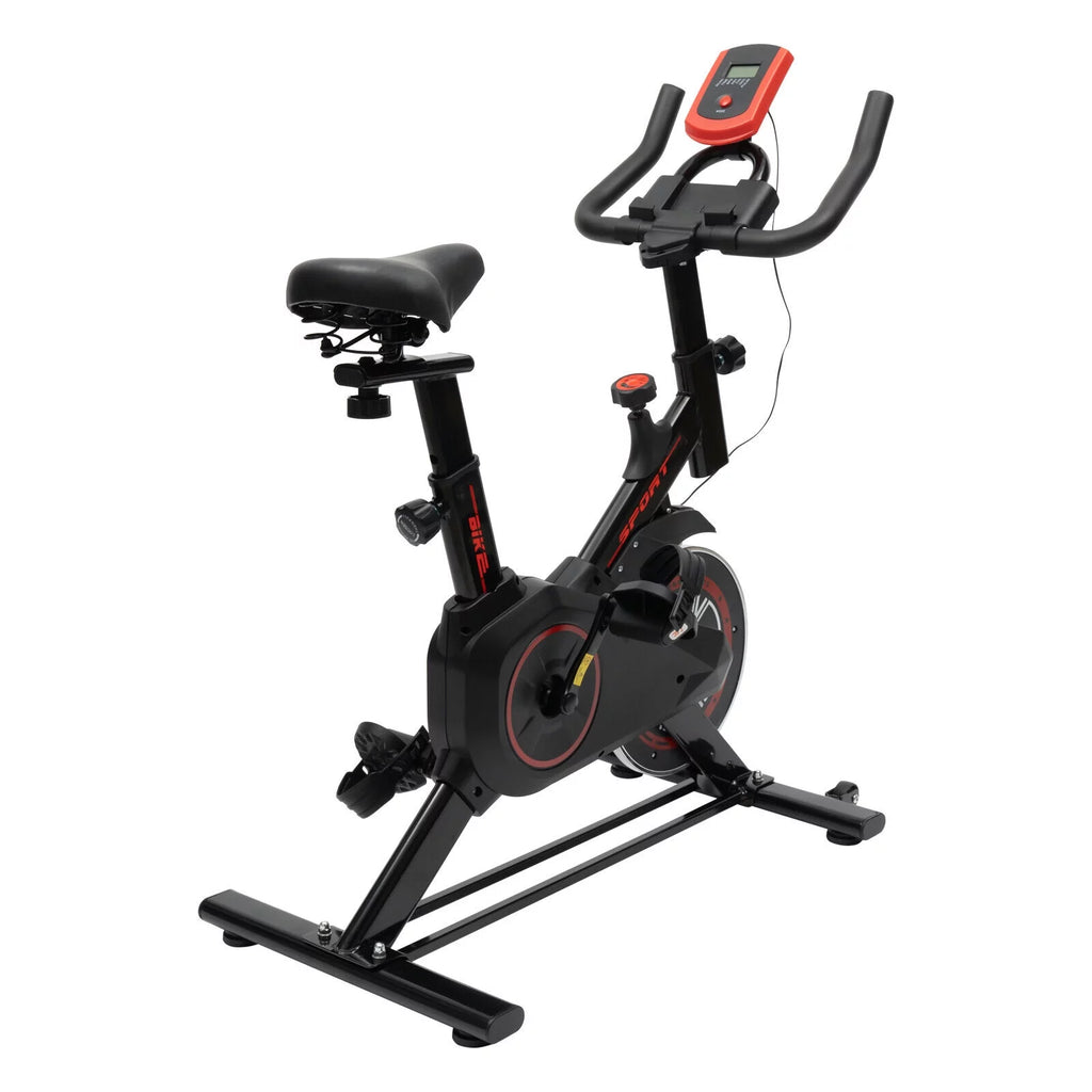 Indoor Cycling Exercise Bike White M994215