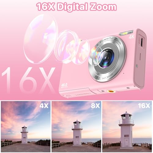 4K 48MP Digital Camera with 16X Digital Zoom W18331