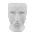 White Resin Face Planter N183799