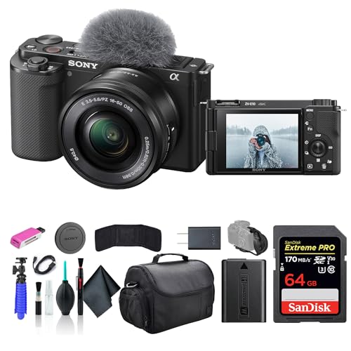 Black Mirrorless Camera with 16-50mm Lens N8433