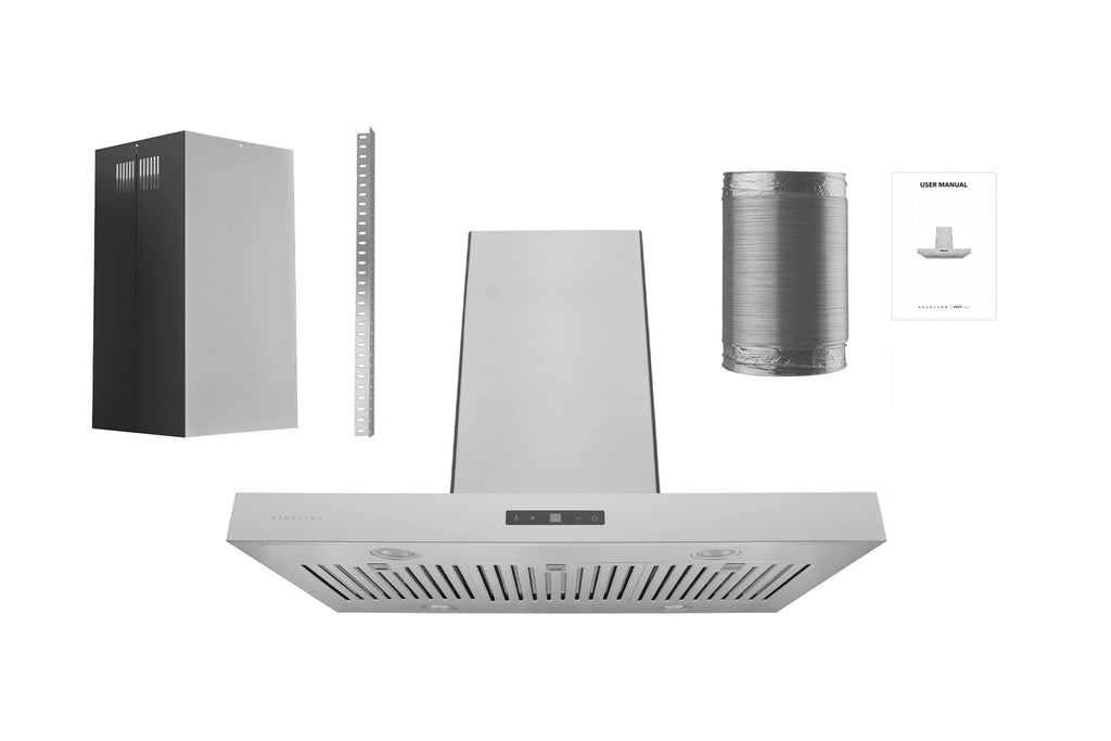 36" Island Range Hood with Baffle Filters X29213
