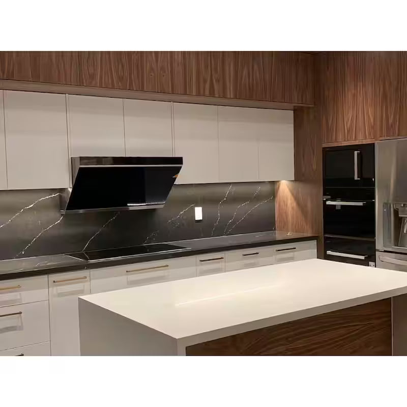 36 in. 850 CFM Under Cabinet or Wall Mount Range Hood with Touchscreen in Onyx Black Y158