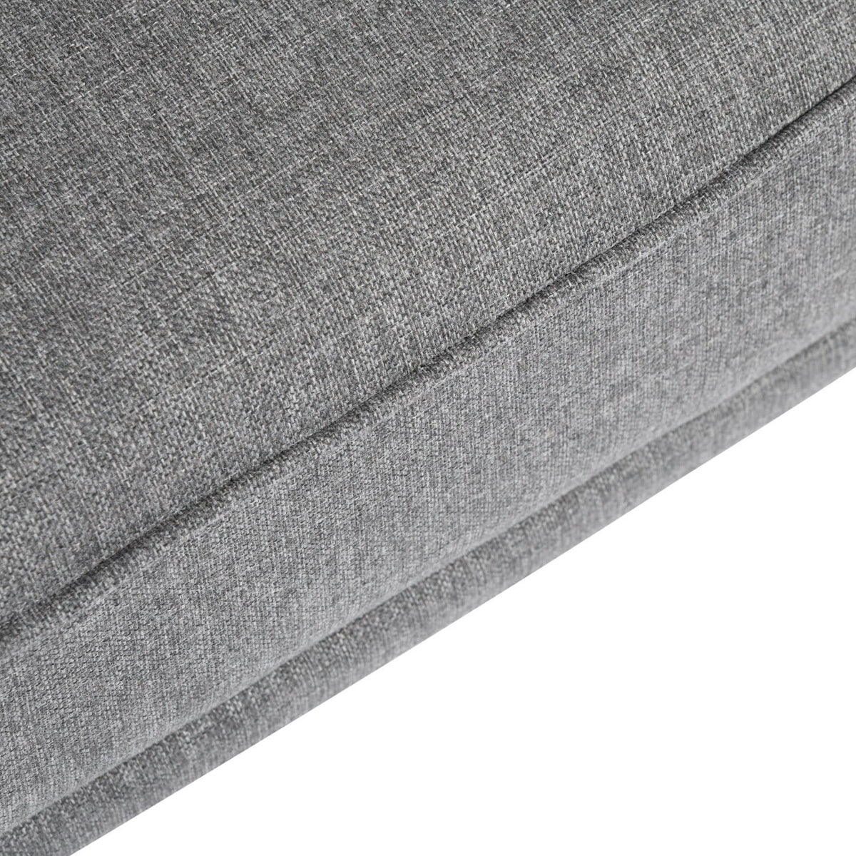 Gray Fabric Upholstered Square Arm Sofa G437