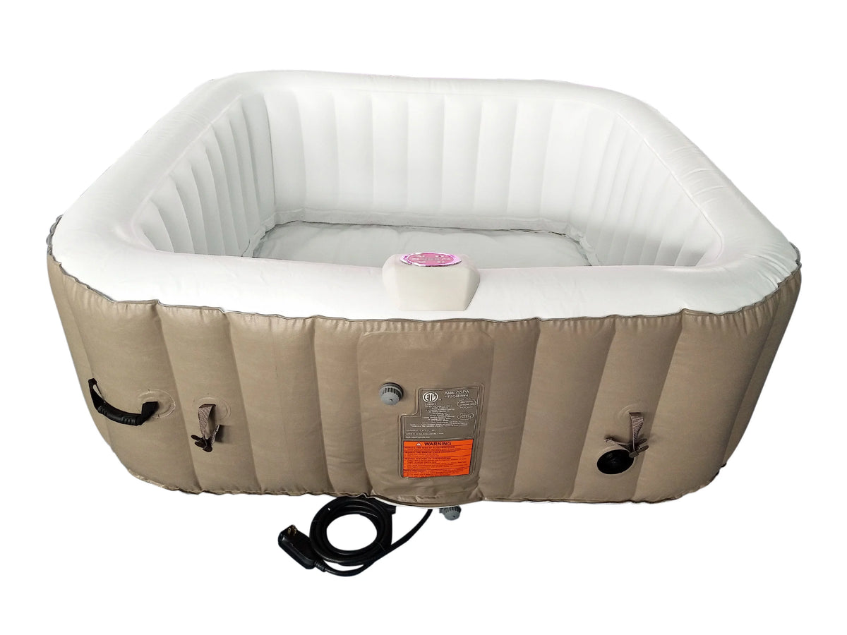 6 Person 100-130 Jet Inflatable Hot Tub Spa with Cover Z192510