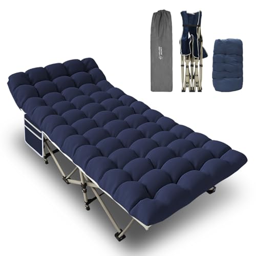 Folding Camping Cot with Removable Mattress and Carry Bag Y8553