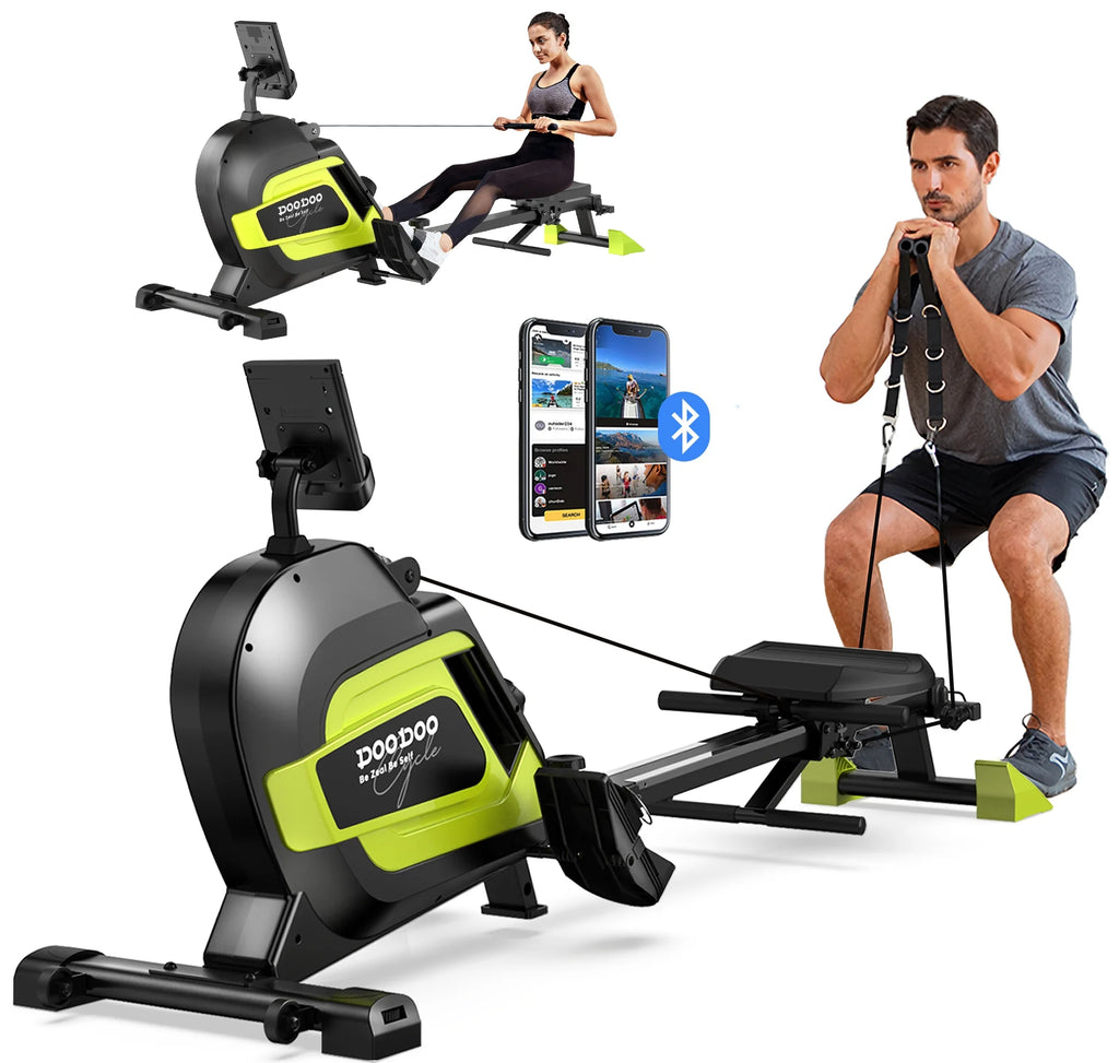 Magnetic Rowing Machine 14 Levels 350 LBS with LCD Monitor Z90127