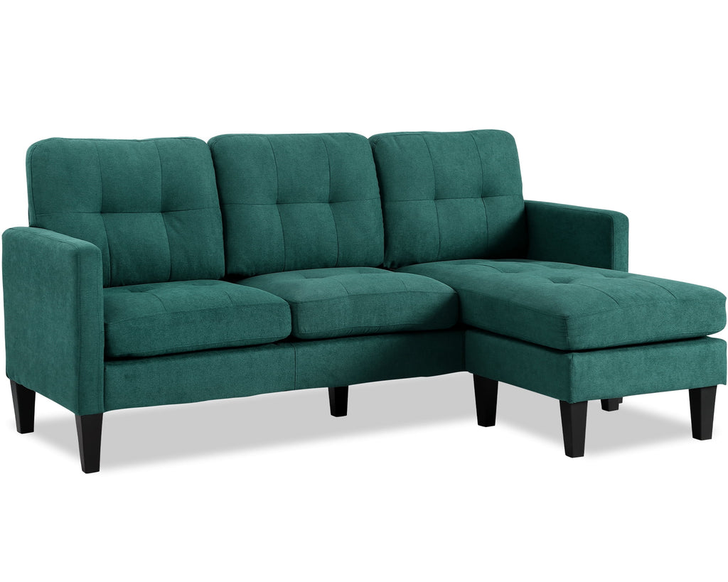 Modern Reversible Chaise L-Shaped Sectional Sofa B557271