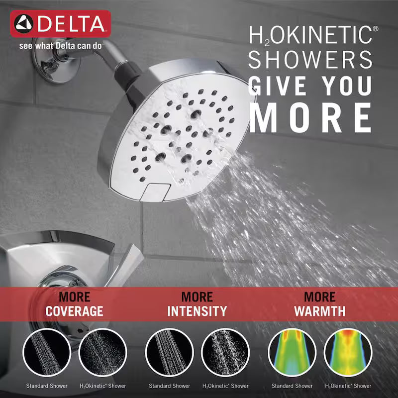 Single-Handle 5-Spray Tub and Shower Faucet in Chrome A2136