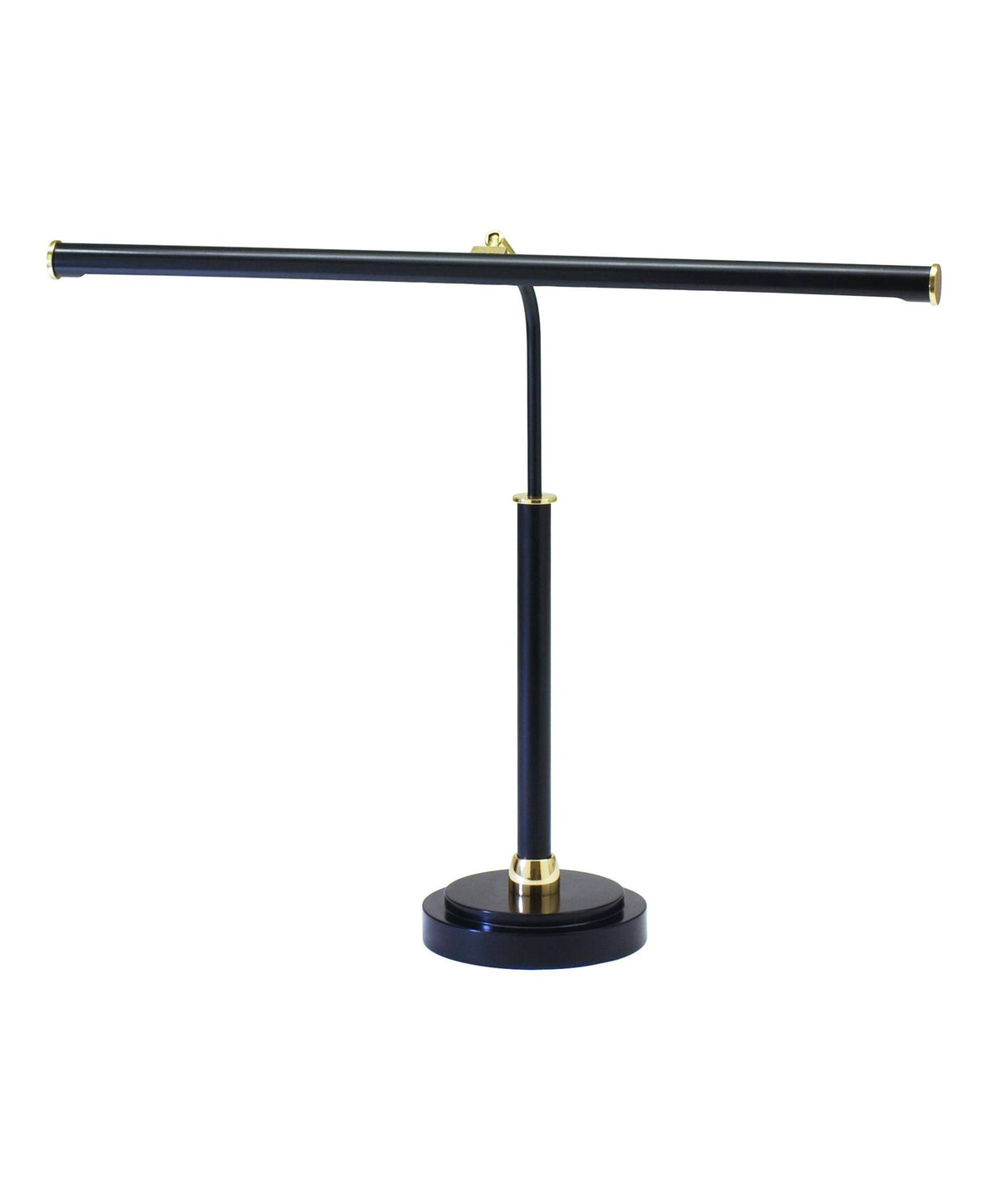 LED Piano Lamp Black & Brass T32701