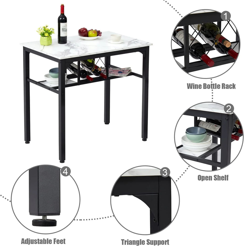 Dining Table and Chairs Set for 2 Z795
