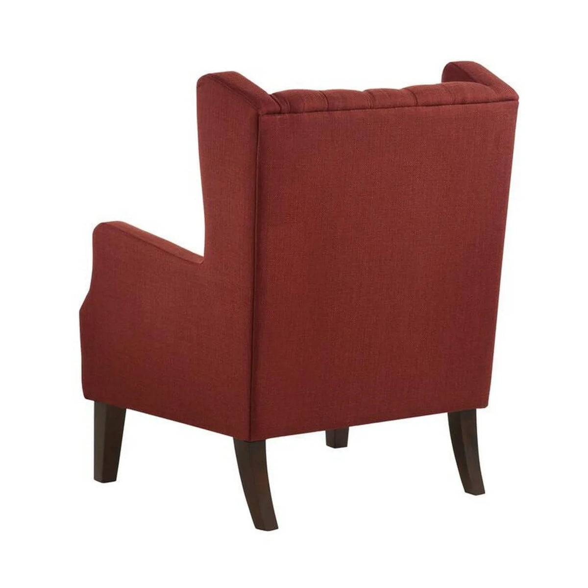 Red Fabric Accent Chair F7336