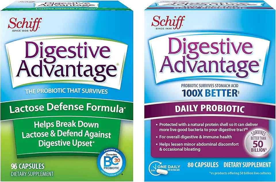 Daily Probiotic & Lactose Capsule Bundle, 80ct & 96ct F982068