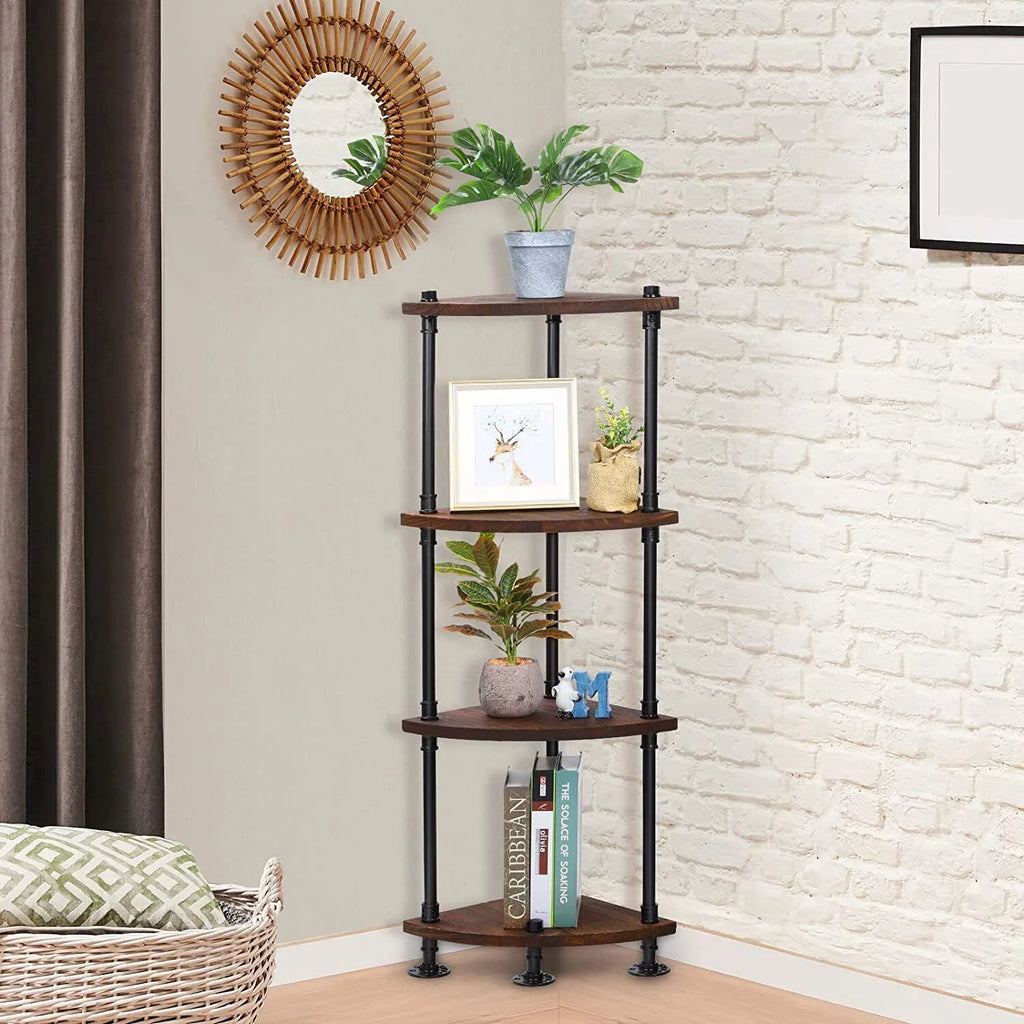 4-Tier Corner Shelf Rack V502996