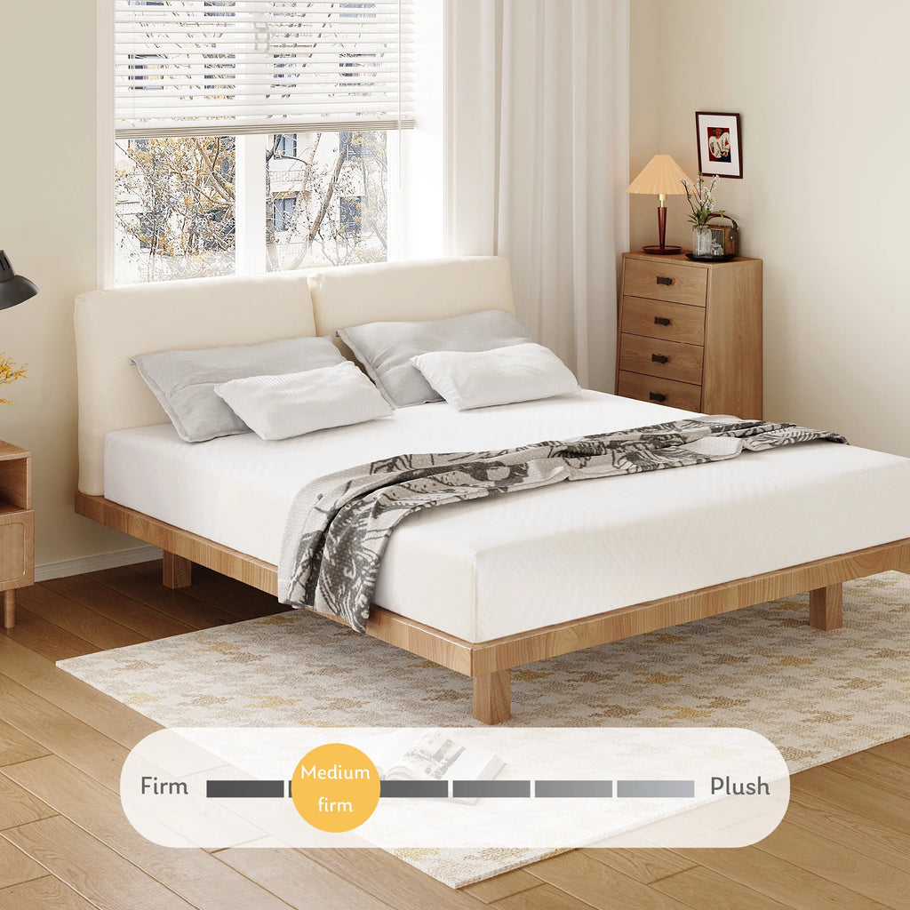 White Twin 6 inch Memory Foam Mattress A4242