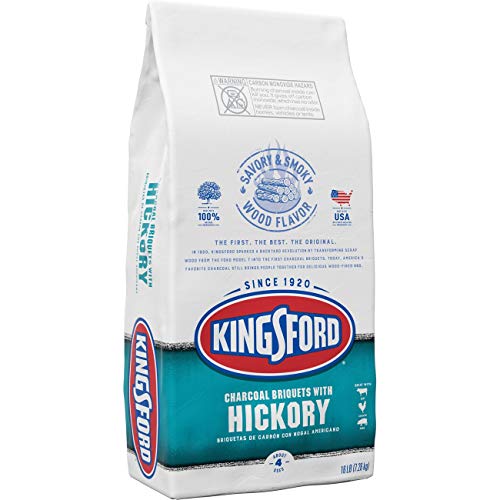 Original Charcoal Briquettes with Hickory, 16 Pounds X89008