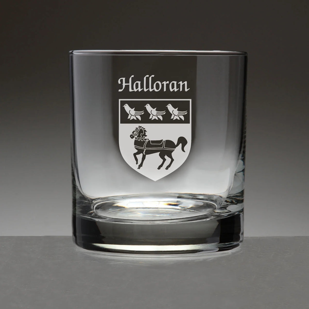 Set of 4 Etched Tumbler Glasses W588542