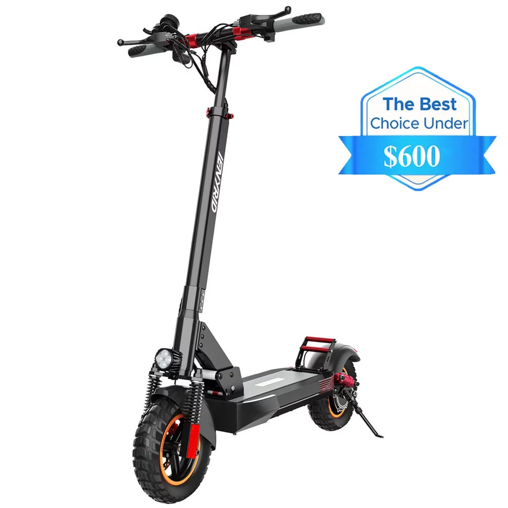 Electric Scooter with Seat, 10" Pneumatic Tires, 600W Motor T213036