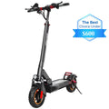 Electric Scooter with Seat, 10" Pneumatic Tires, 600W Motor T213036