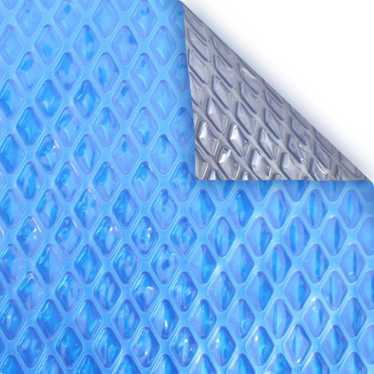 Heavy-Duty Diamond Solar Cover for In-Ground Swimming Pool, 16 x 32 ft, Blue L9381