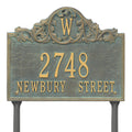 Personalized Acanthus Monogram Plaque D4869