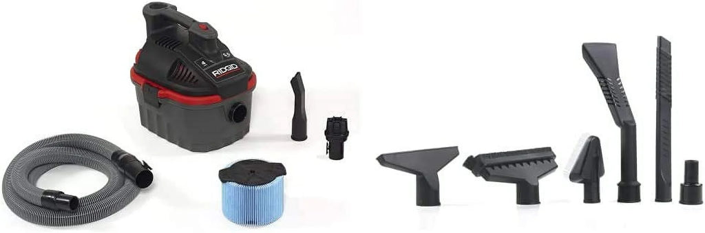 4-Gallon Portable Wet and Dry Compact Vacuum Cleaner J86328