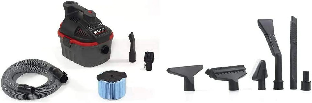 4-Gallon Portable Wet and Dry Compact Vacuum Cleaner J86328