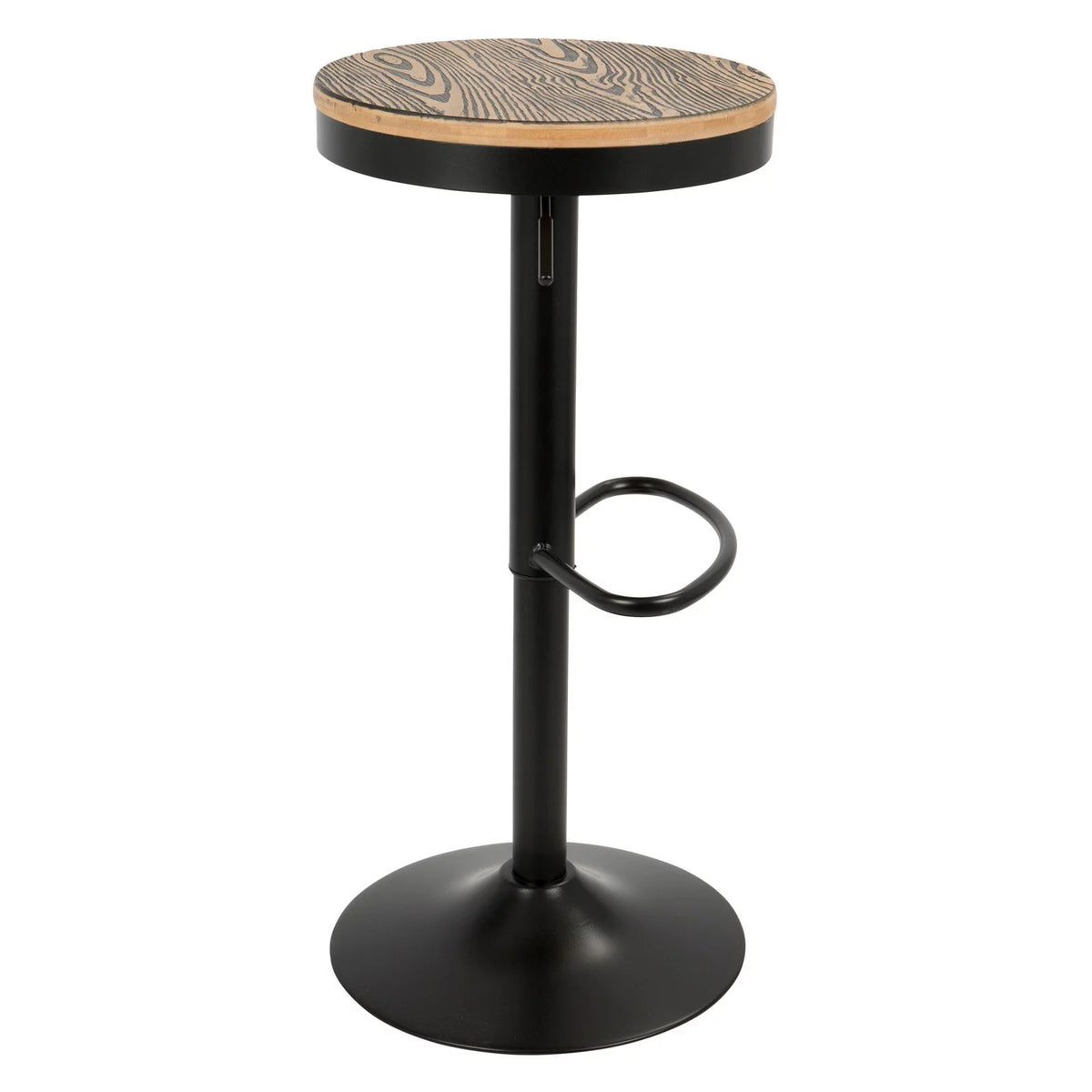 Adjustable Wood Bar Stool Set of 2 N17149