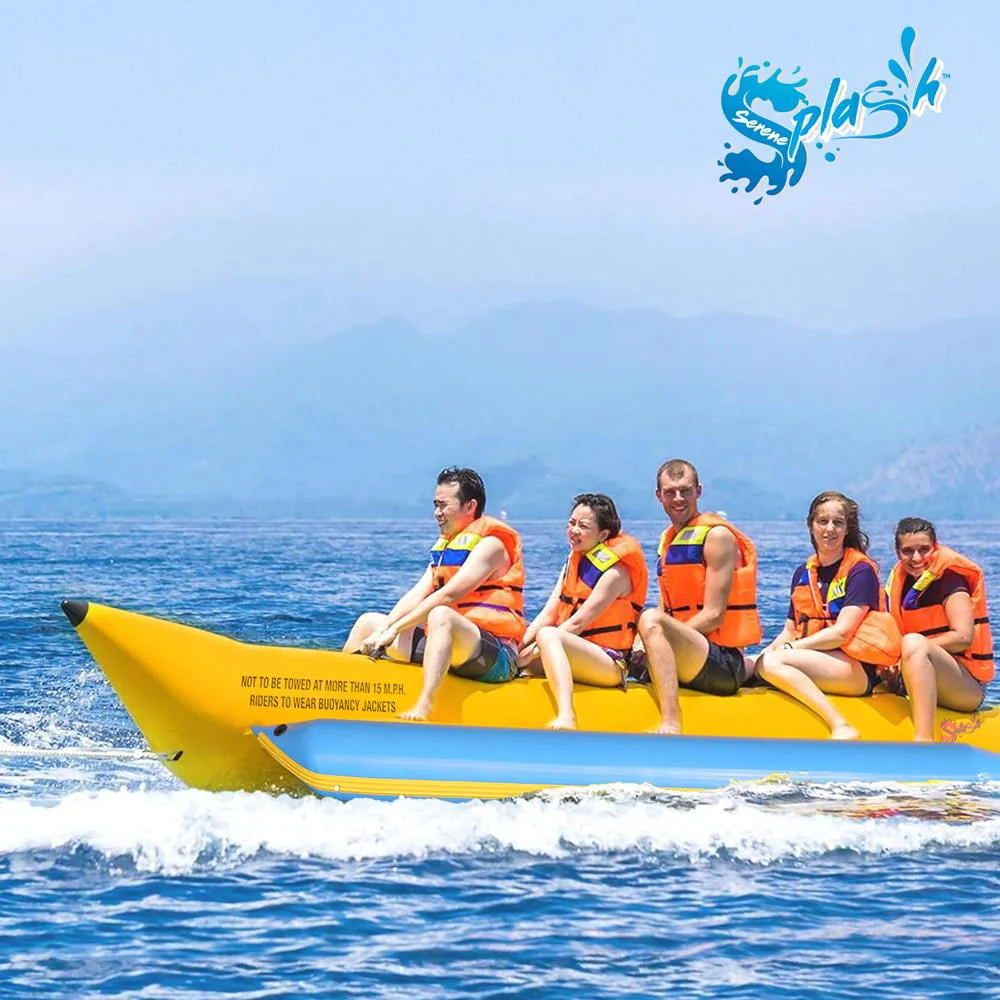 5 Person Inflatable Banana Boat with Storage Bag Y190