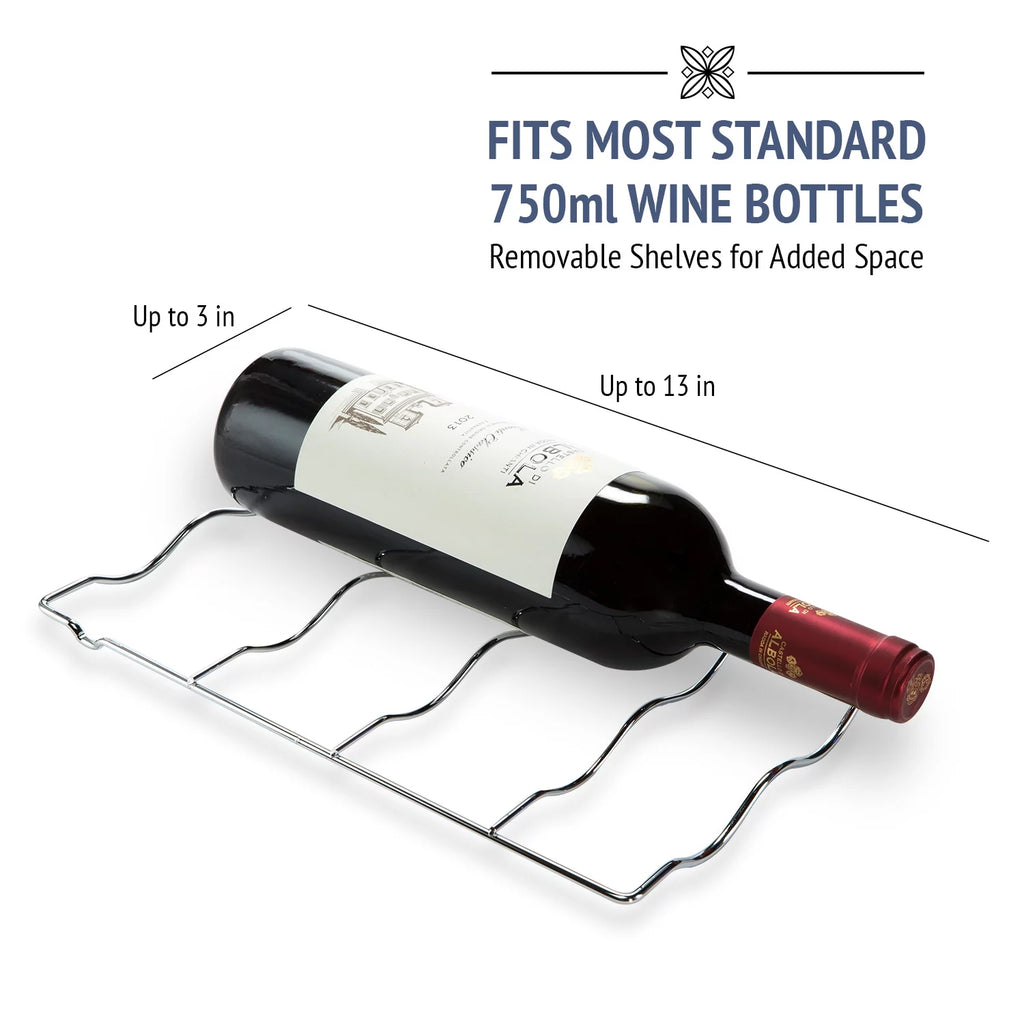 12 Bottle Thermoelectric Freestanding Wine Cooler Black P55241