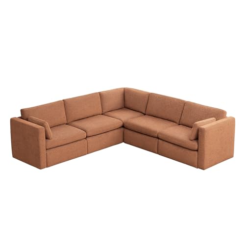 Oversized L Shaped Sectional Sofa with Storage Ottoman M378
