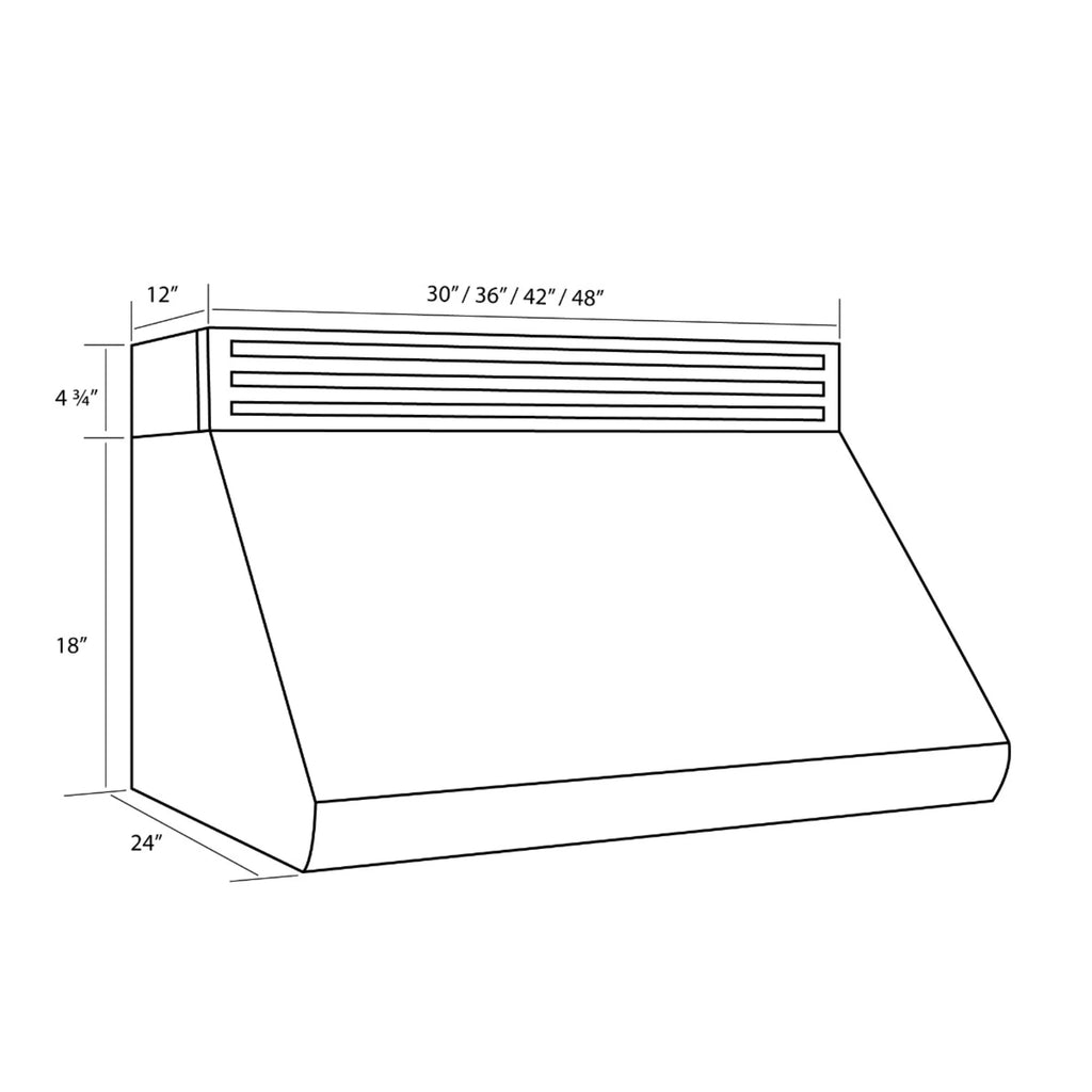 48 in. Recirculating Under Cabinet Range Hood in Stainless Steel M8944