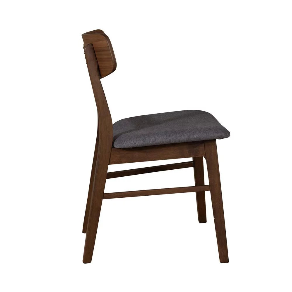 Grey Panel Back Side Chair W66954
