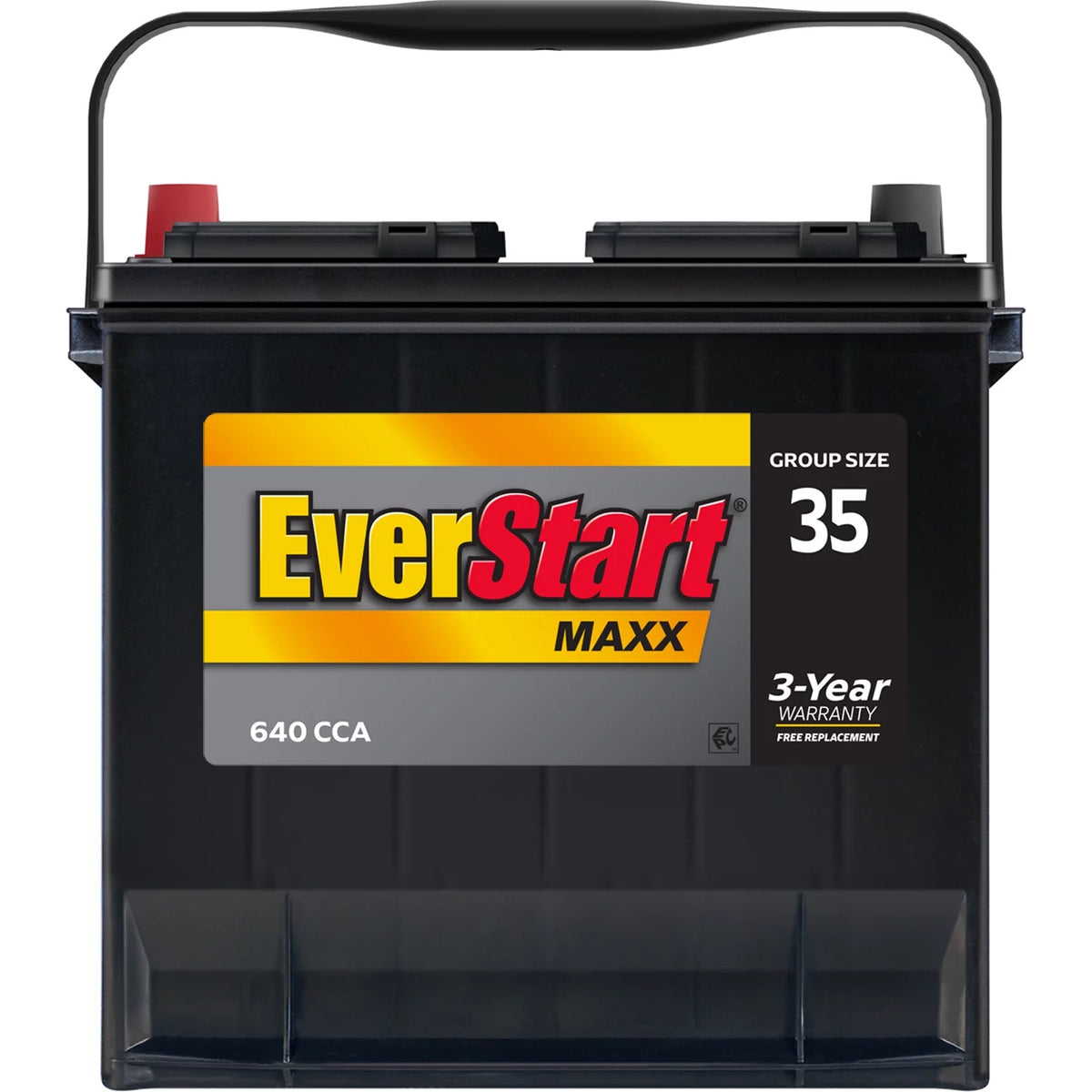 Lead Acid Automotive Battery Group Size 35 12 Volt 640 CCA T9748