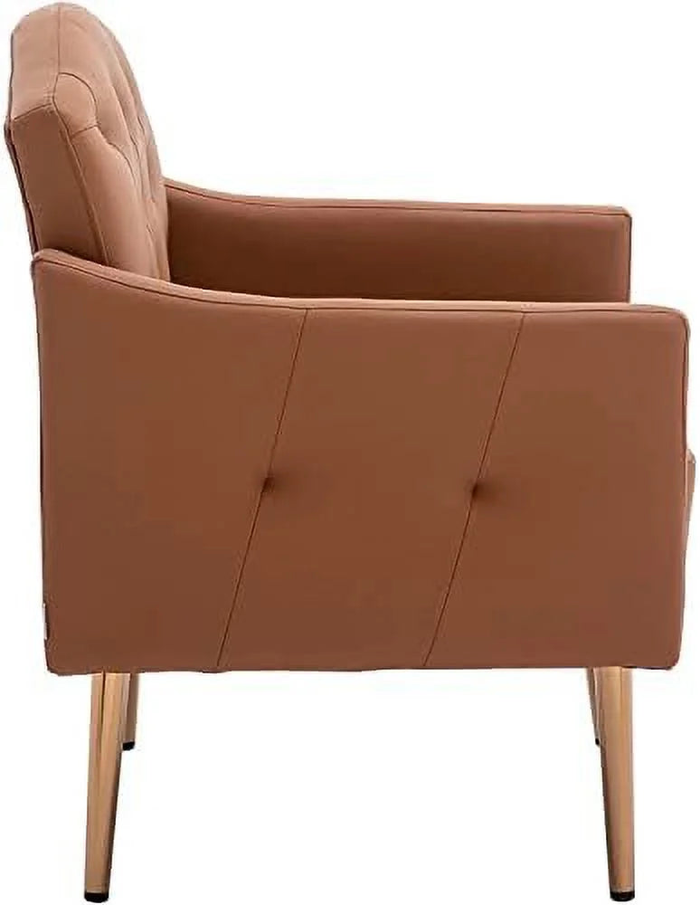 Green Velvet Accent Chair with Arms Y64609