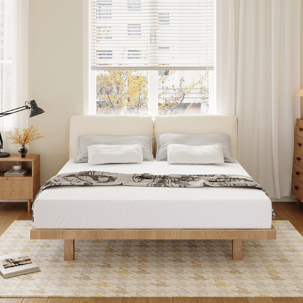 White Twin 6 inch Memory Foam Mattress A4242