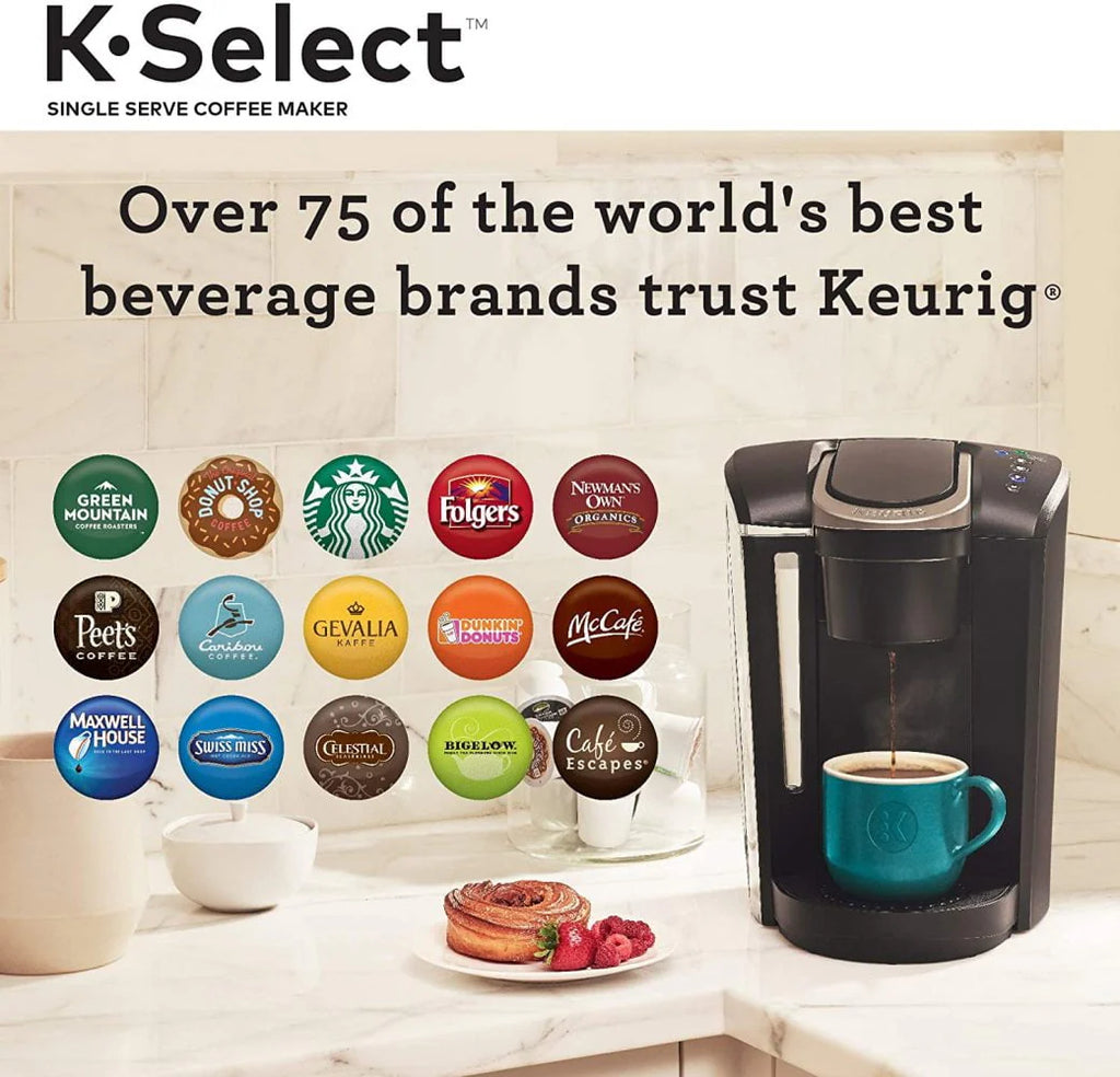 Single Serve K-Cup Pod Coffee Maker, Matte Black K470