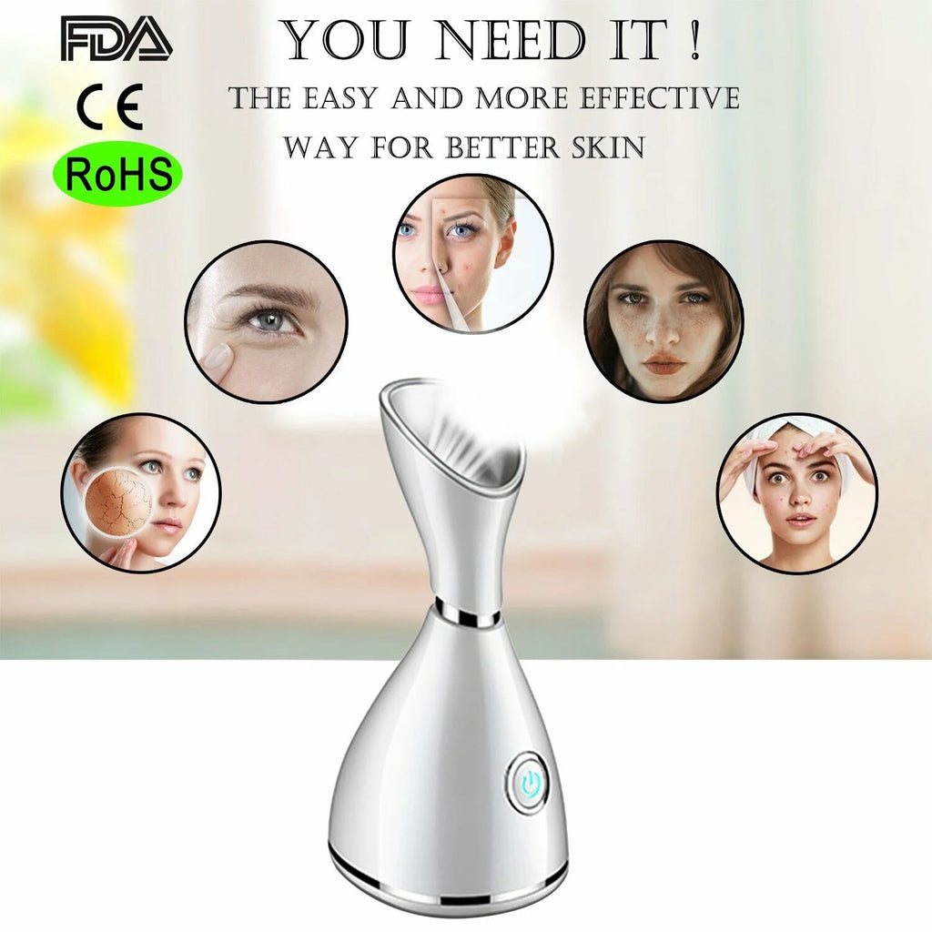 Warm Mist Facial Steamer with Acne Needle X143826