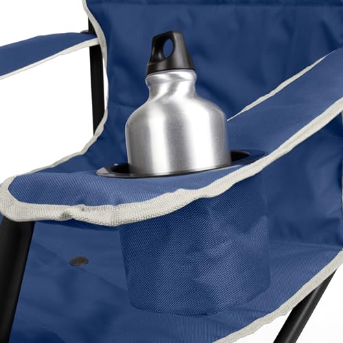 XL Camping Chair with Cup Holder & Side Pocket D469