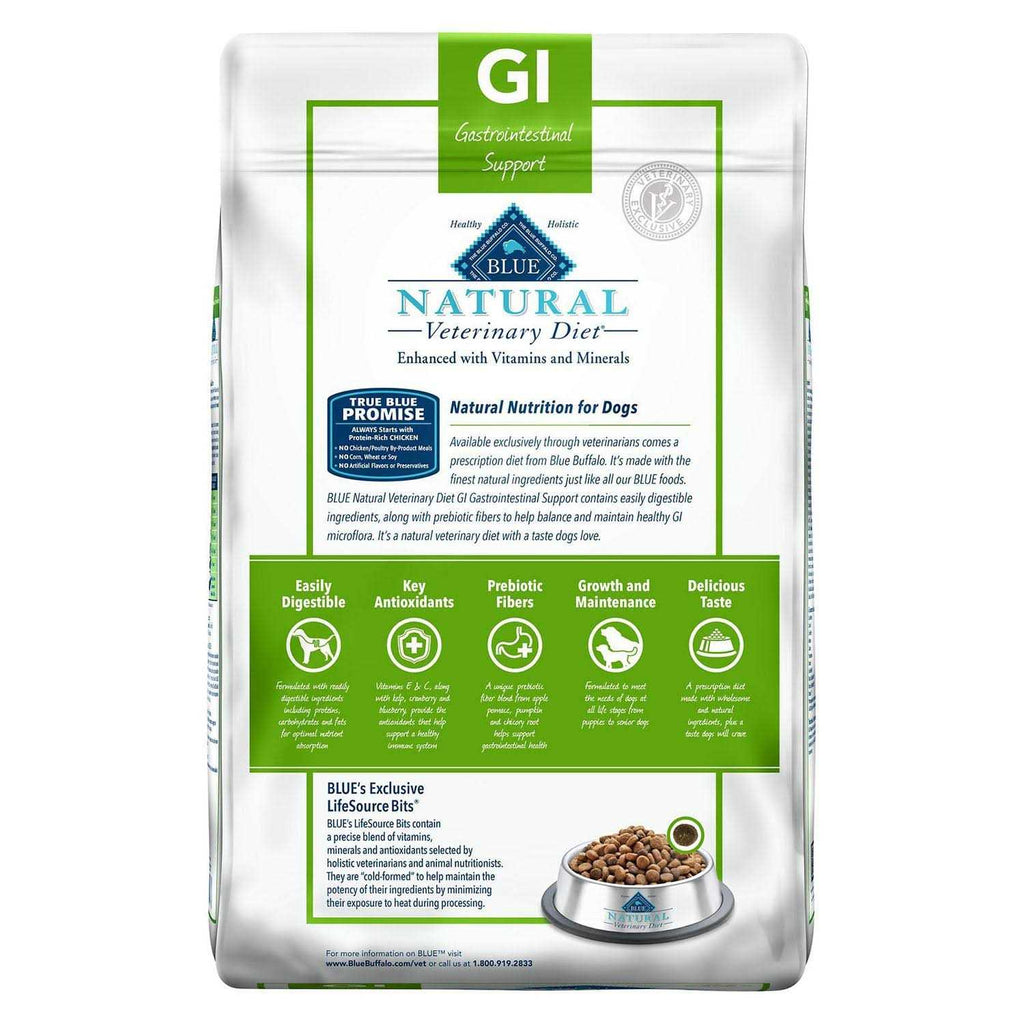 Natural Veterinary Diet GI Gastrointestinal Support Dry Dog Food H94136
