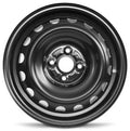 15 Inch Painted Black Car Wheel I618