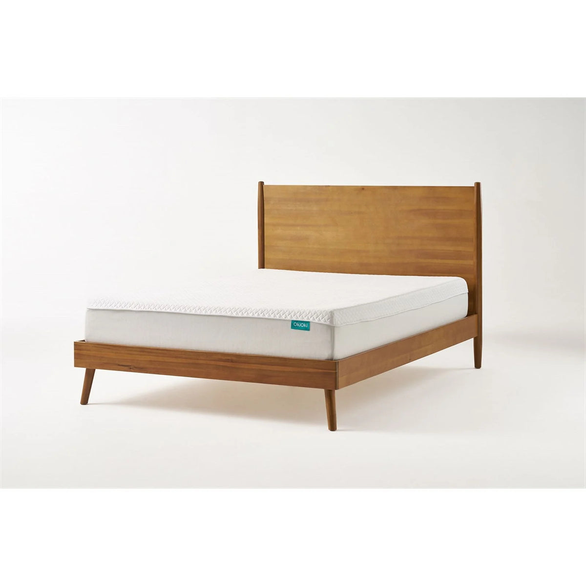 Full Acacia Wood Bed W576382