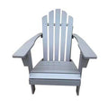 Solid Wood Adirondack Chair Gray X4400