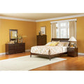 Queen Size Antique Walnut Open Footboard Q6803