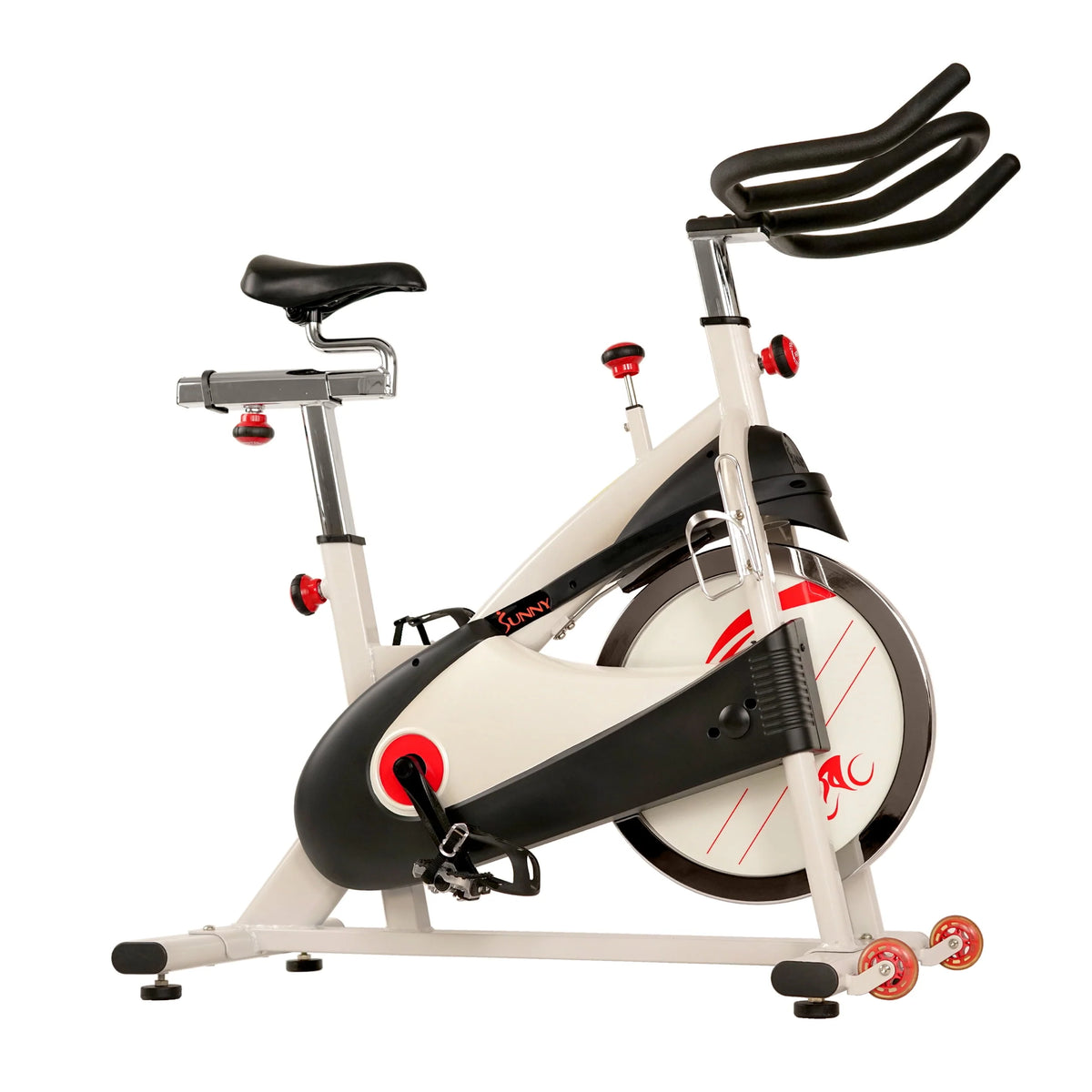 Stationary Belt Drive Indoor Cycling Exercise Bike with 40 Lb. Flywheel F4398