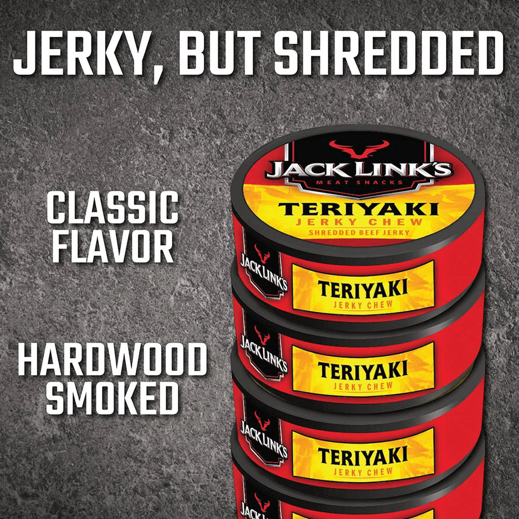 Teriyaki Beef Jerky Chew Tins .32oz F2291