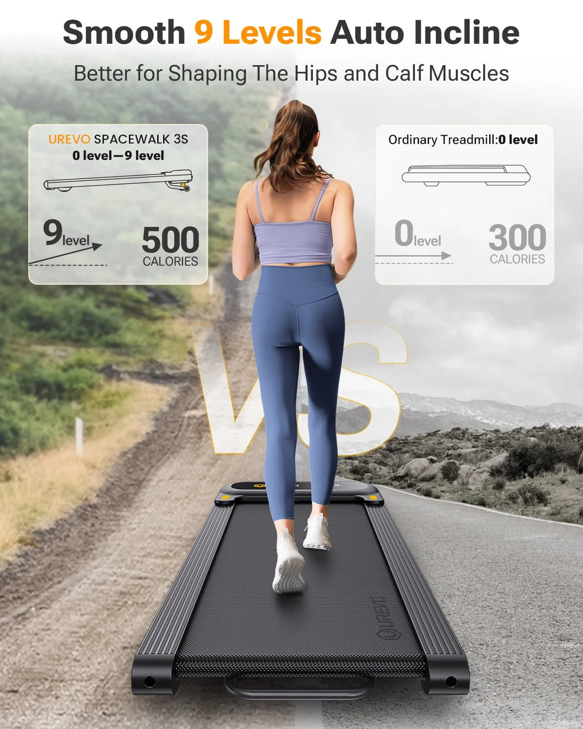 2.5 HP Treadmill with Auto Incline T47073
