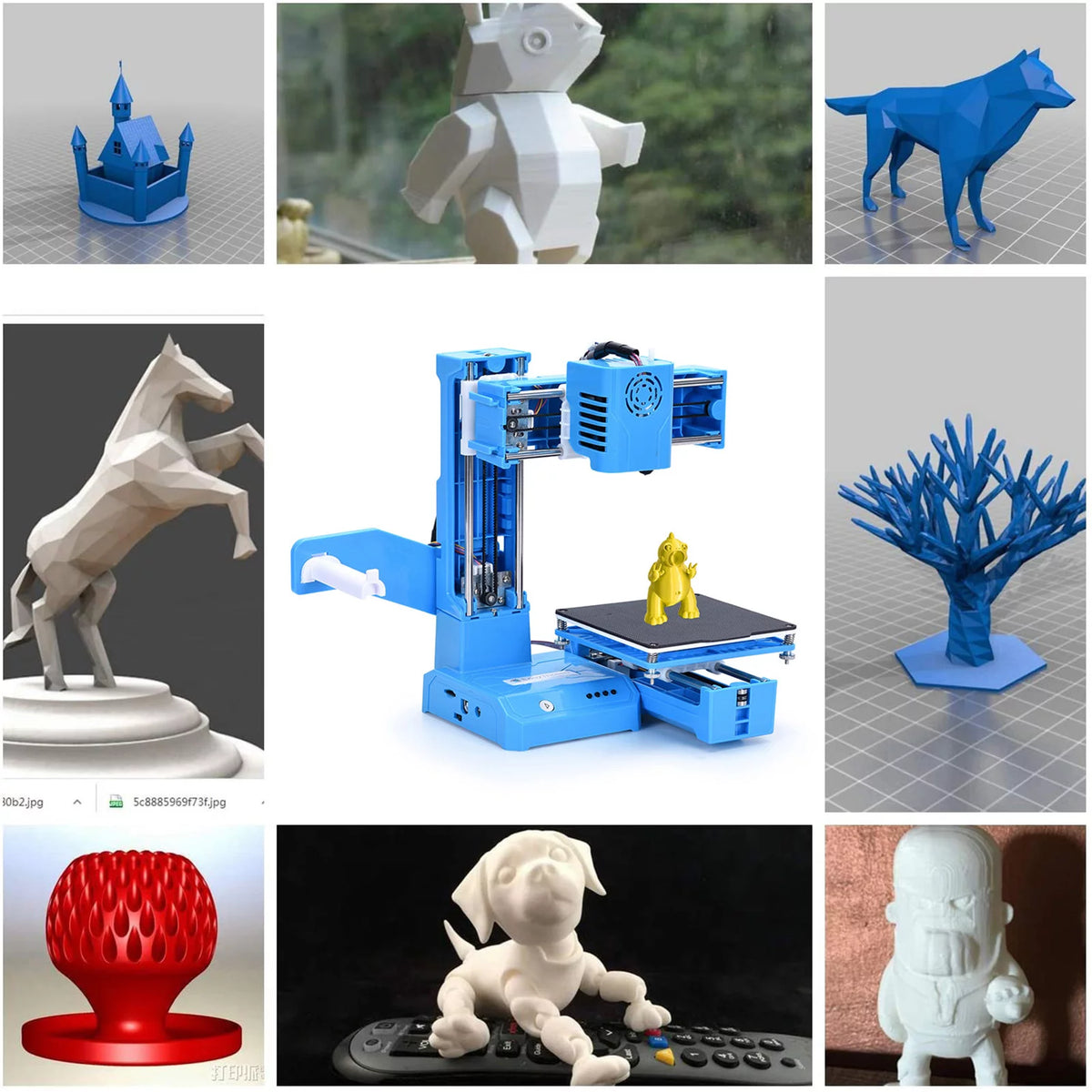 Mini 3D Printer 100x100x100mm Print Size L966