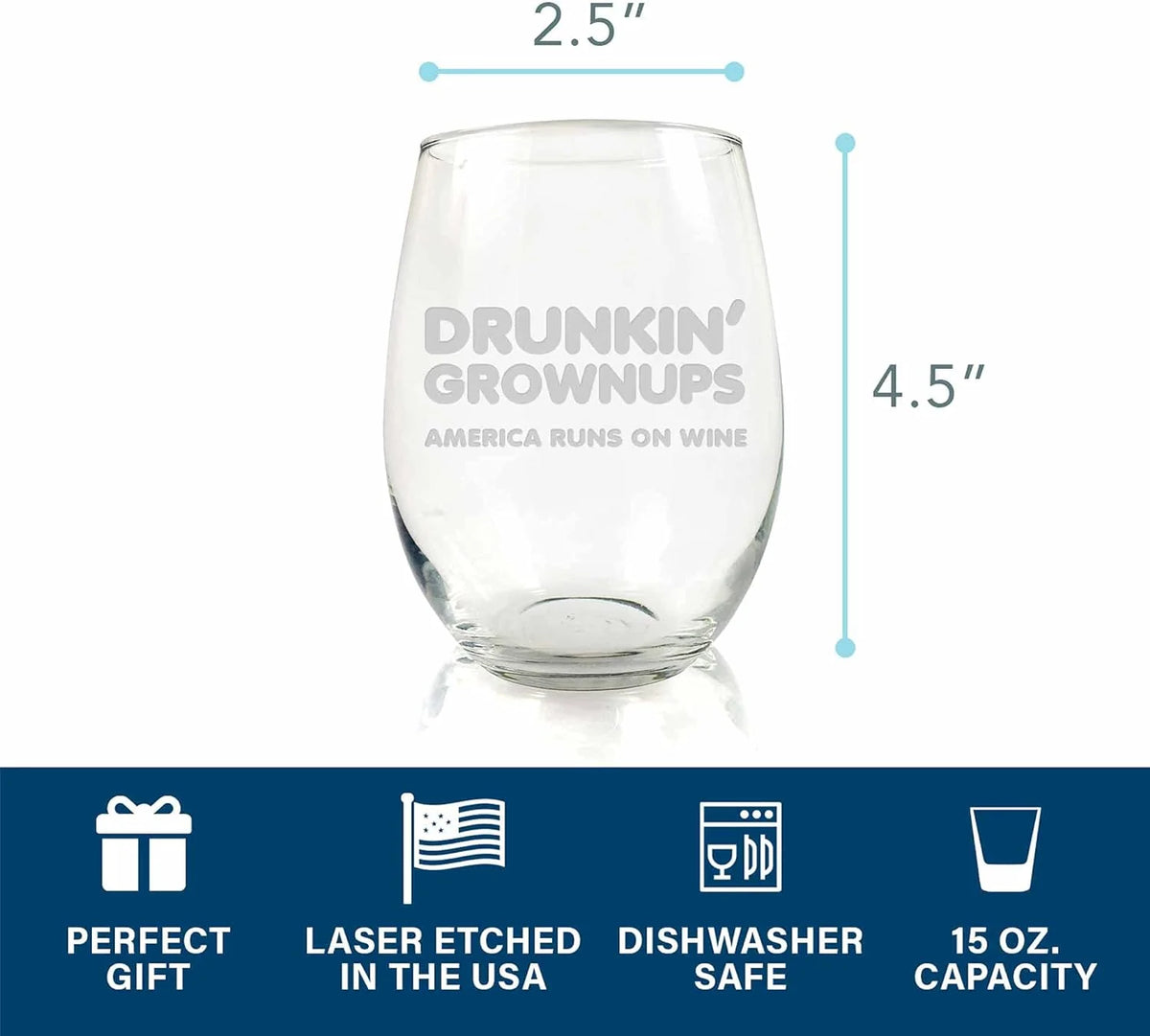 Stemless Wine Glass Q8723