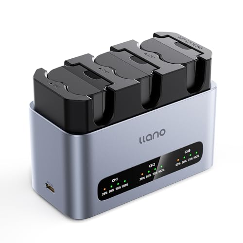 3-Pack NP-W235 Batteries and 30W Fast Charger 2400mAh C218